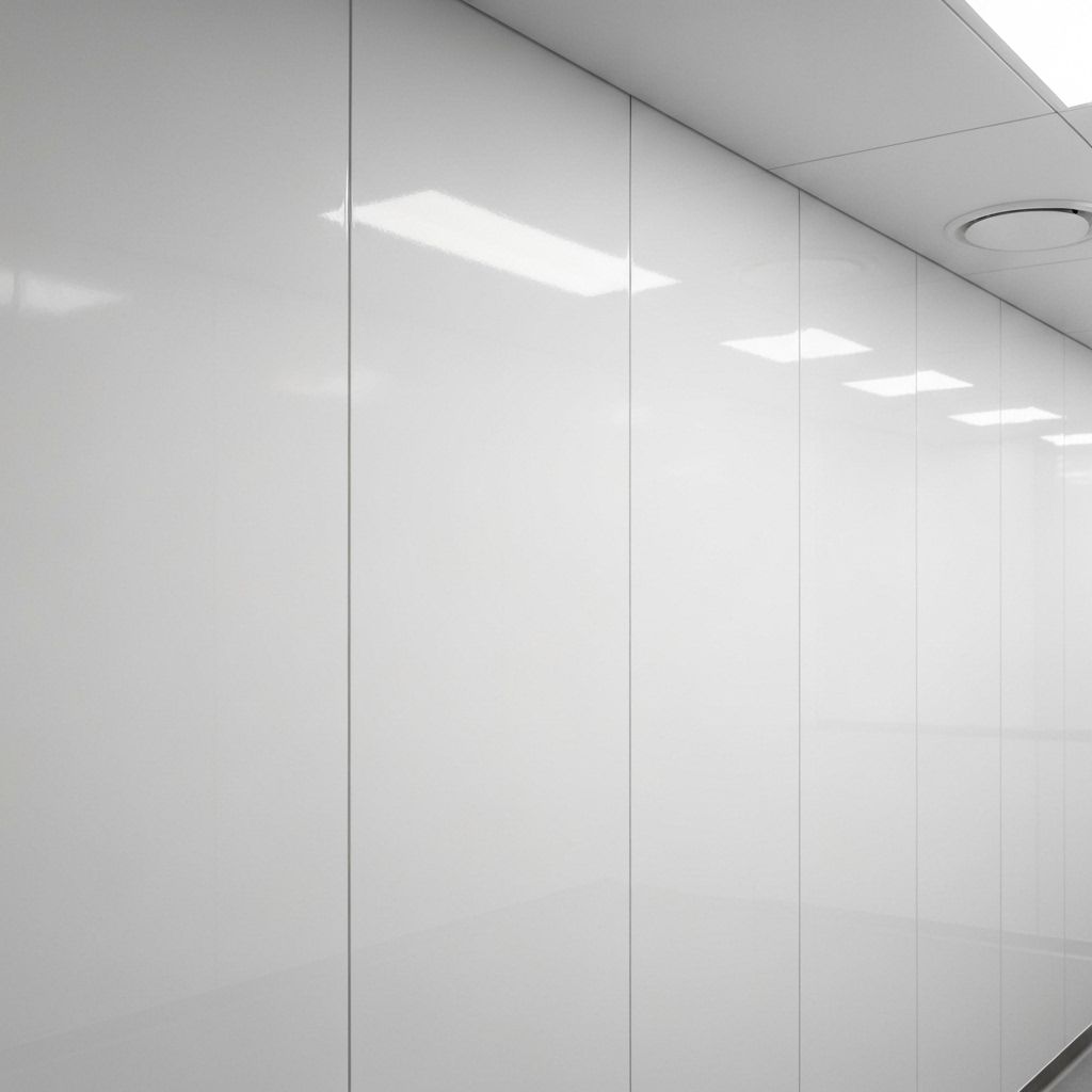 Modern facility with ceiling and wall cladding