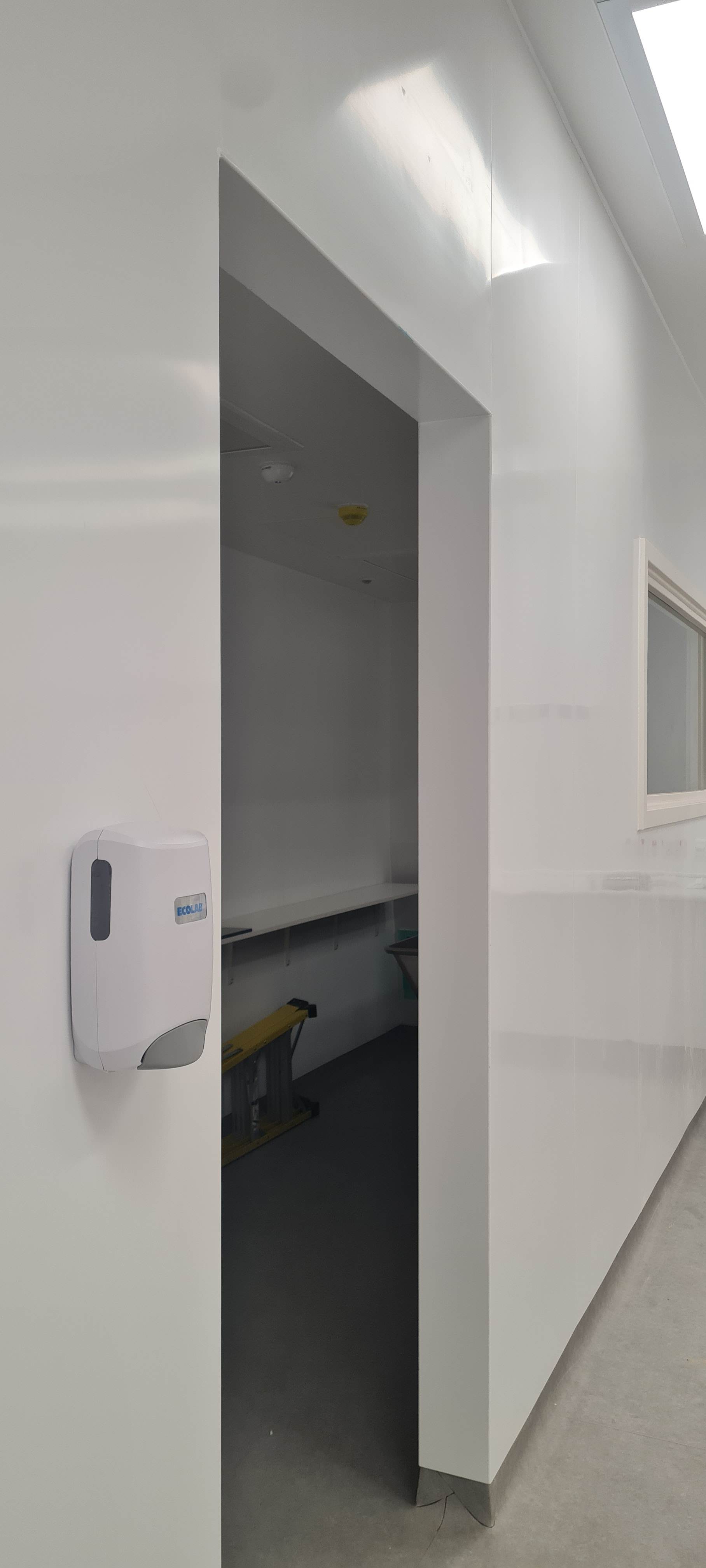 Healthcare cladding installation